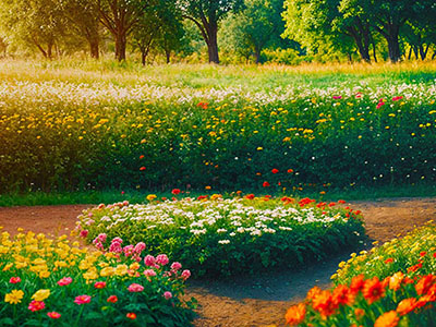 Flower Garden Centerpiece